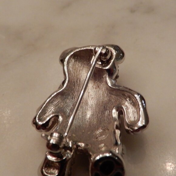 Swarovski Crystal Encrusted Bear Brooch - Picture 4 of 8